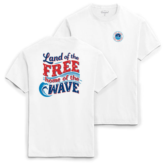 Home of the Wave-White T Shirt