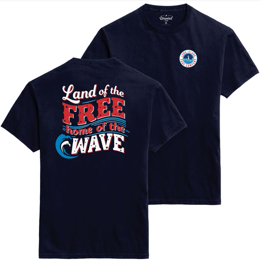 Home of the Wave Navy Blue T-Shirt